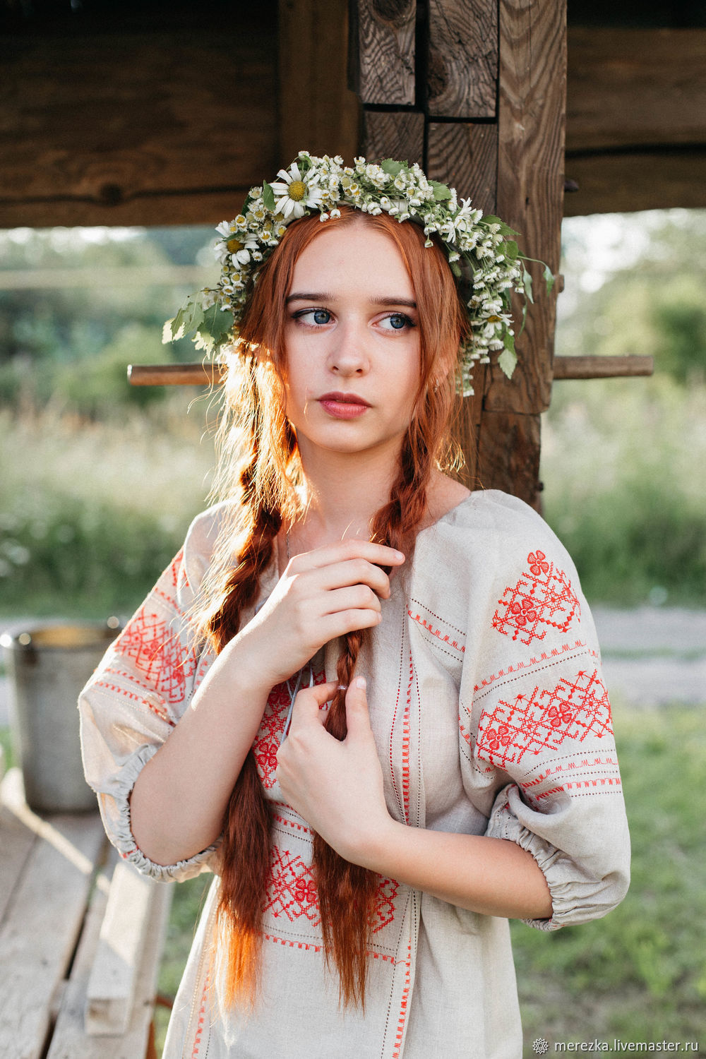 A playful frame from Girls in Slavic costumes — online in Salvador
